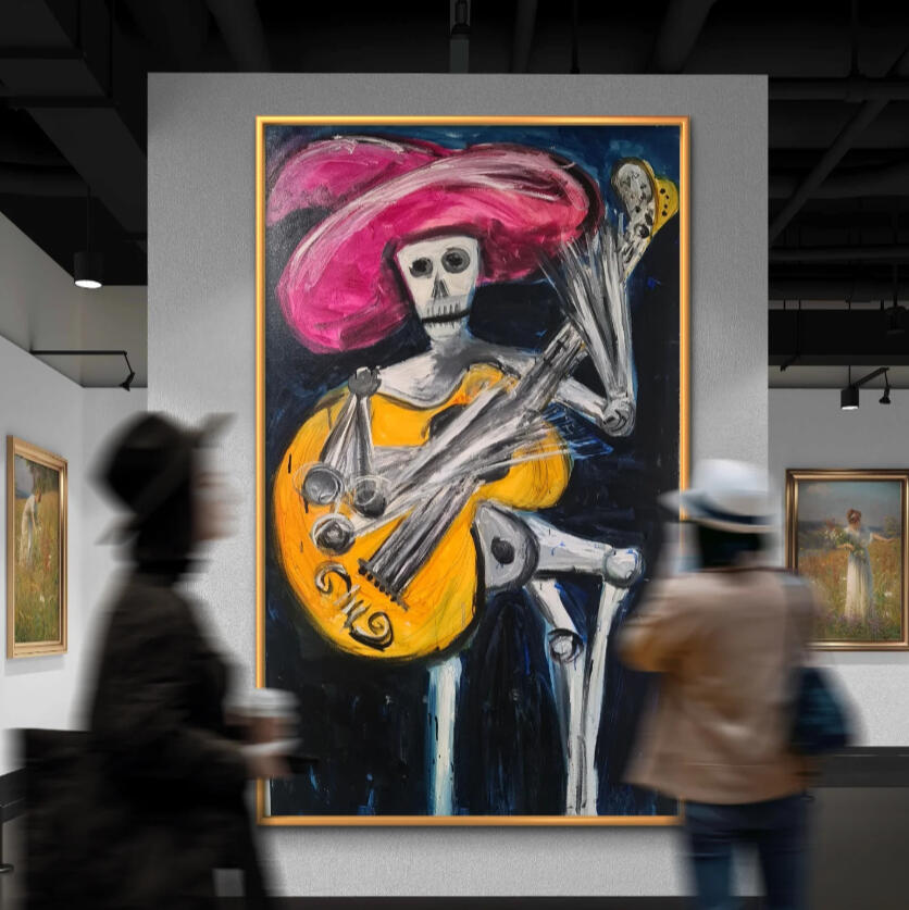 Rockabilly Skeleton